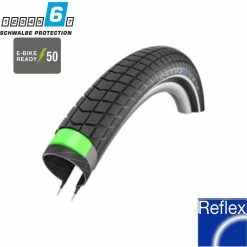 Schwalbe Fahrradreifen 20 Zoll Big Ben Plus - Hochwertige Reifen für Kinder- und Jugendfahrräder