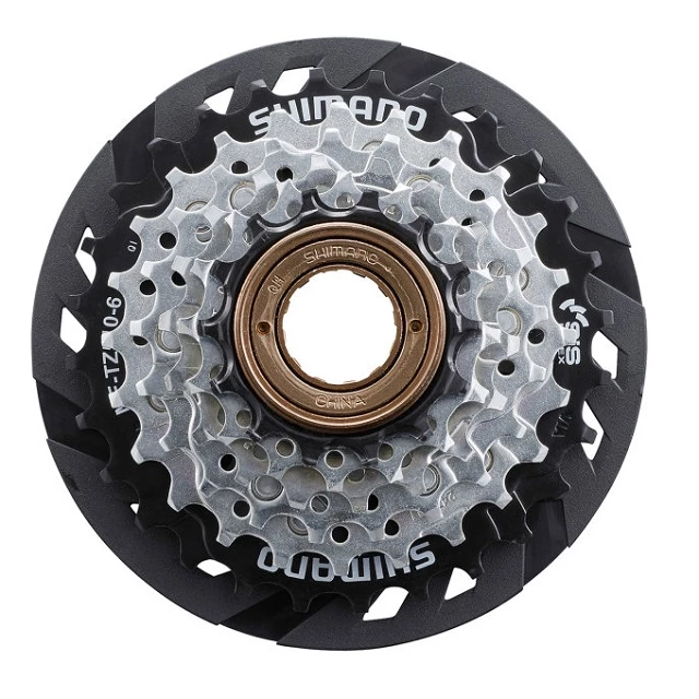 Shimano Schraubkranz 6-fach MF-TZ510 mit Schutzring 14-28 Zähne | Hochwertiger Schraubkranz für Fahrräder 1 Shimano Schraubkranz 6-fach MF-TZ510 mit Schutzring 14-28 Zähne | Hochwertiger Schraubkranz für Fahrräder