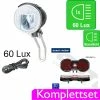 Busch & Müller LED Cyo R Premium & Toplight Flat Plus Beleuchtungsset - Dynamo-LED-Set für Fahrräder