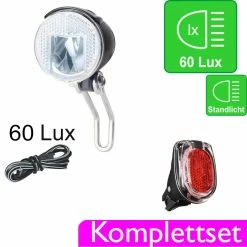 Busch & Müller LED Beleuchtungsset Cyo R Premium mit Secula Plus - Hochwertiges Dynamo-LED-Lichtset für Fahrräder