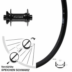 Formula DC-711 Boost Ryde Andra 40 Disc Vorderrad 29 Zoll Für 6-Loch | E-Bike Vorderrad | Hochwertige Qualität