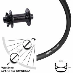 Vorderrad 28/29 Zoll Ryde Andra 321 Disc Formula Boost Nabe - Für E-Bike/Vorderräder