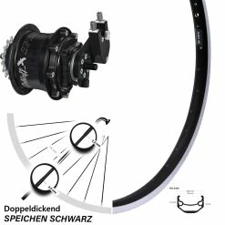 Rohloff Speedhub TS OEM 28 Zoll Hinterrad Ryde Andra 40 - Für E-Bike