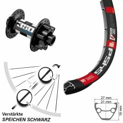 DT Swiss 545 Vorderrad 29 Zoll Mit 350 Hybrid Boost - Hochwertiges E-Bike Vorderrad