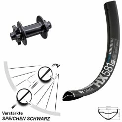 DT Swiss Aivee MP2 Boost Vorderrad 27,5 Zoll HX 581 6-Loch für E-Bike | Hochwertiges Laufrad
