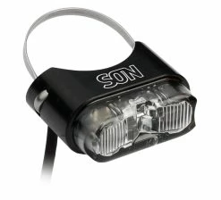 SON DC Pedelec Sattelstützenrücklicht Schwarz/klar - Hochwertiges Rücklicht für E-Bikes