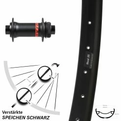 Vorderrad 27,5+ Zoll Ryde Rival 35 Formula CL-811 Boost Syncros Centerlock - Für E-Bike/Vorderräder