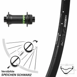 29 Zoll Ryde Edge M30 Vorderrad Steckachse Formula CL-811 Boost Syncros - Für E-Bike/Vorderräder