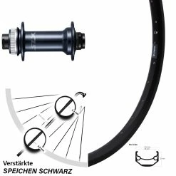 Vorderrad 29 Zoll Ryde Andra 40 Disc Steckachse 15x110 mm Shimano SLX HB-M7110-Boost - Für E-Bike
