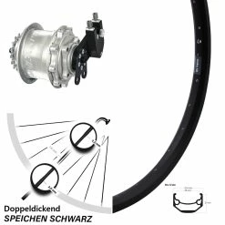 Rohloff Speedhub CC DB Ryde Andra 40 Disc Laufrad 27,5 Zoll - Premium E-Bike Laufrad