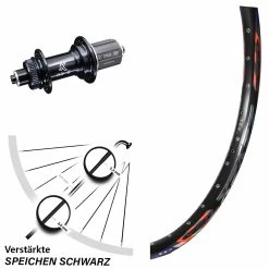 DRC Disc Hinterrad 26 Zoll 28-559 ETRTO mit KX-GS 5x135 Centerlock Nabe für Lastenfahrrad