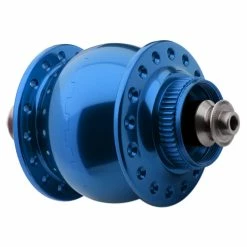 SON 28-SL Nabendynamo Disc Centerlock Blau Eloxiert Steckerlos - Hochwertiger Nabendynamo für zuverlässige Beleuchtung