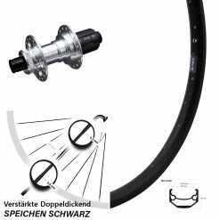 28-29 Zoll Hinterrad KX-E 12x142 mm Centerlock Ryde Andra 40 Disc für Lastenfahrrad
