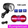 Busch & Müller LED Lampenset IQ-X mit Toplight Flat - Hochwertige Dynamo-Beleuchtung